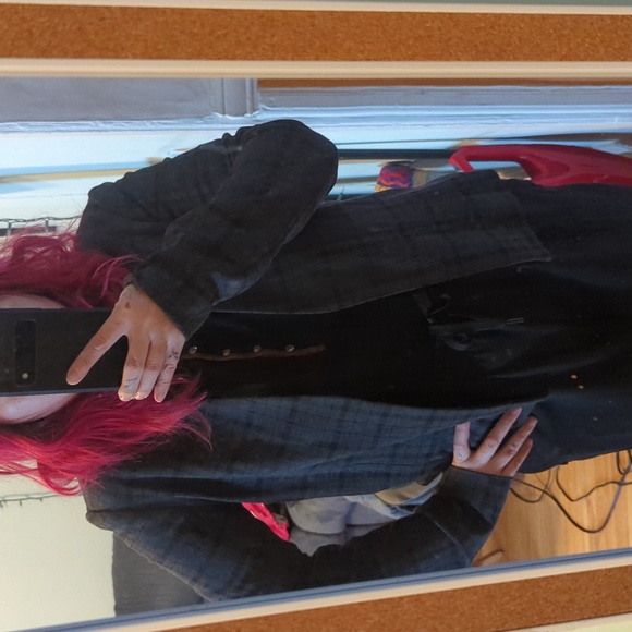 Plaid open blazer - Picture 4 of 6